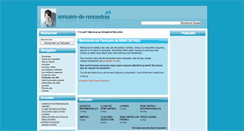 Desktop Screenshot of annuaire-de-rencontres.org